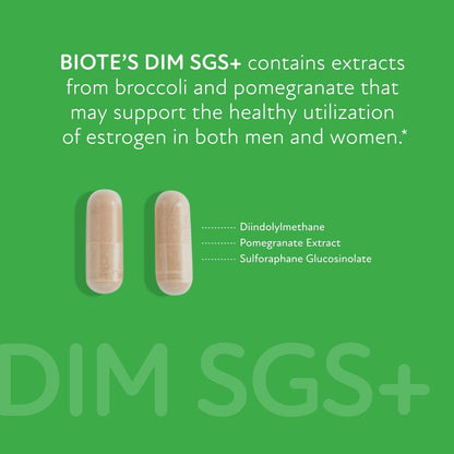 Biote Nutraceuticals - DIM SGS + - Hormone + Detox (60 Capsules) BIOTE®